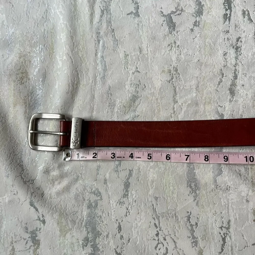 Calvin Klein Italian Saddle leather belt